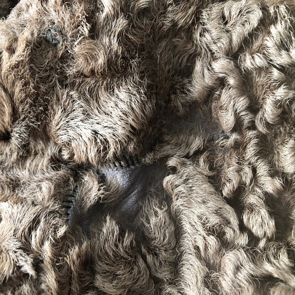 Flapper Era, Roaring 20s 1924 Persian Lamb and Mink Wrap Coat size M - Picture 9 of 10